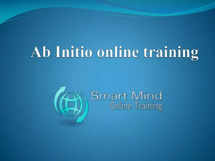 ab initio online training