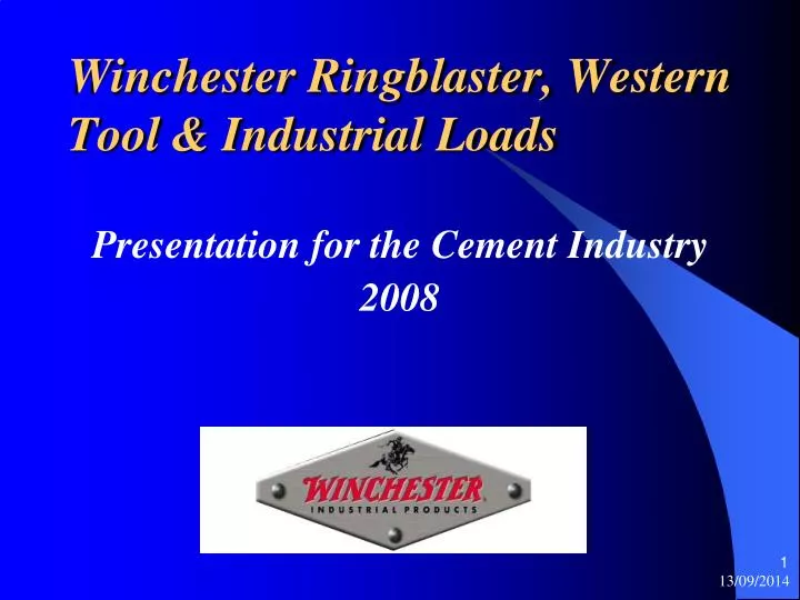 winchester ringblaster western tool industrial loads