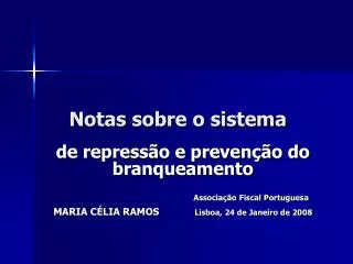 notas sobre o sistema