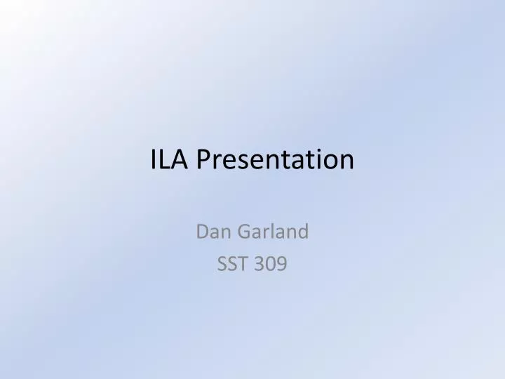 ila presentation