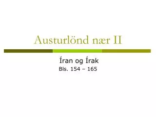 austurl nd n r ii
