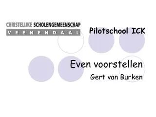 even voorstellen