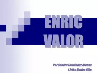 enric valor