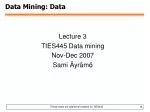 Data Mining: Data