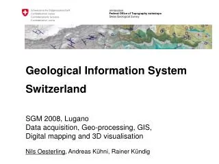 Geological Information System Switzerland