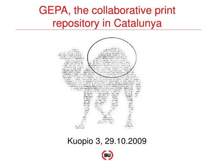gepa the collaborative print repository in catalunya