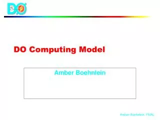 DO Computing Model