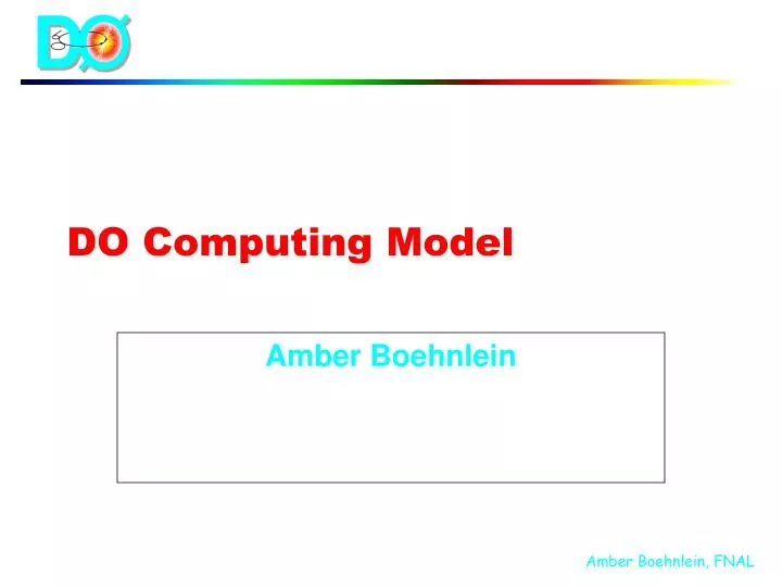 do computing model
