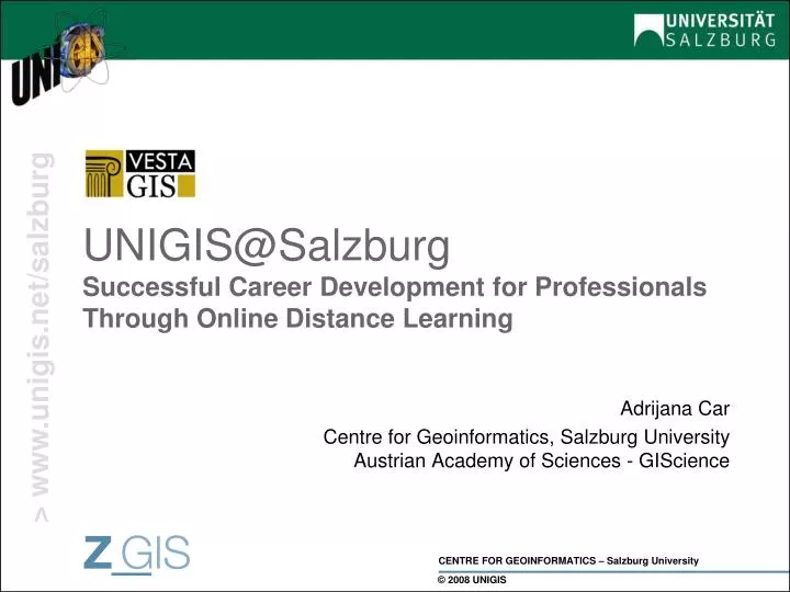 unigis@salzburg successful career development for professionals through online distance learning