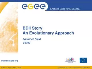 BDII Story An Evolutionary Approach