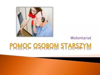 pomoc osobom starszym