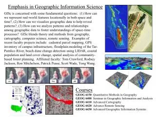 Emphasis in Geographic Information Science