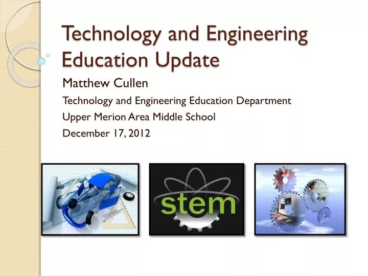 technology and engineering education update