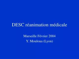 desc r animation m dicale