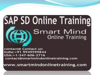 SAP SD online training | Online SAP SD Training in usa, uk,