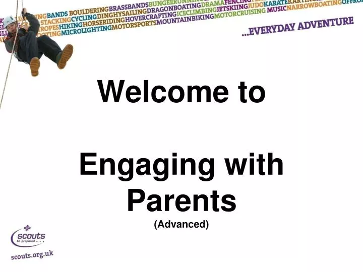 welcome to engaging with parents advanced