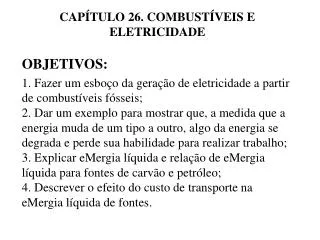 cap tulo 26 combust veis e eletricidade