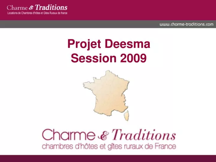 projet deesma session 2009