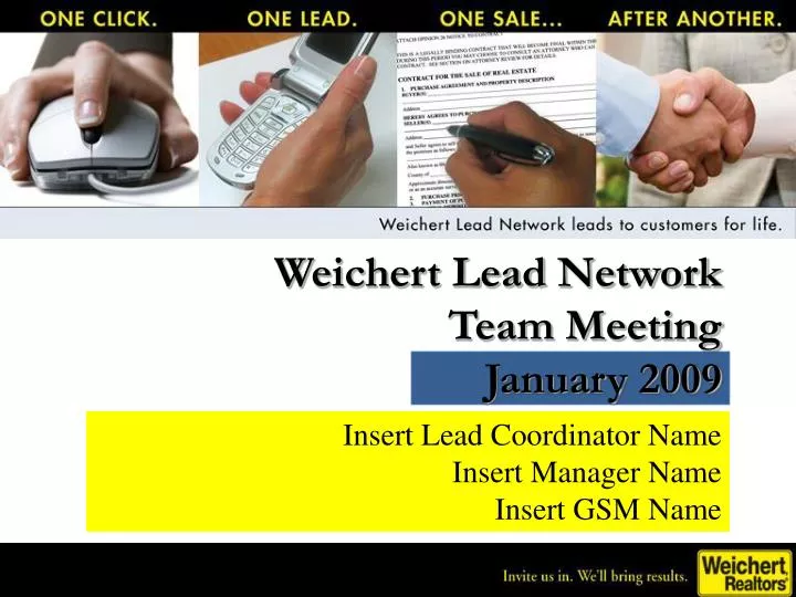 weichert lead network team meeting january 2009