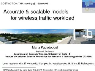 Accurate &amp; scalable models for wireless traffic workload