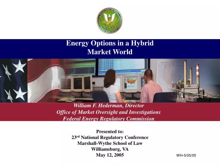energy options in a hybrid market world
