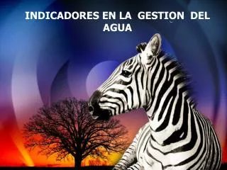 indicadores en la gestion del agua