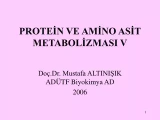 prote n ve am no as t metabol zmasi v