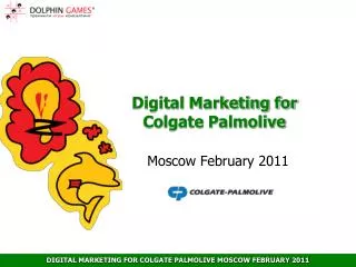 Digital Marketing for Colgate Palmolive