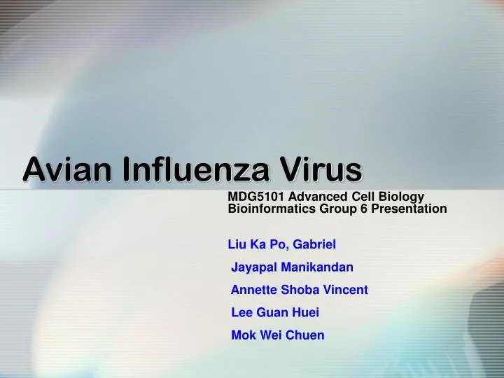 avian influenza virus