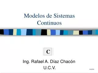 modelos de sistemas continuos