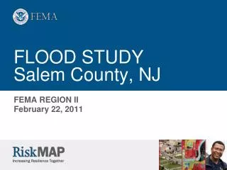 FLOOD STUDY Salem County, NJ