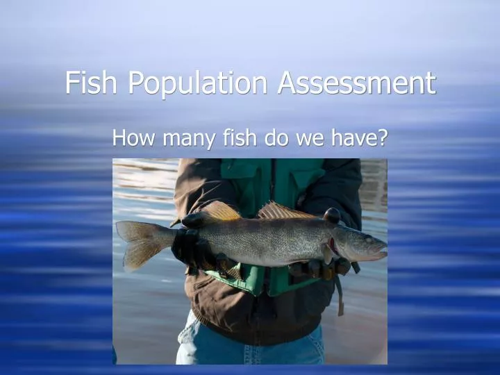 fish population assessment