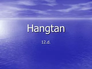 hangtan