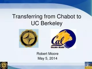 Transferring from Chabot to UC Berkeley