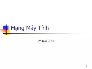 m ng m y t nh