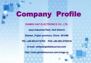 Company Profile