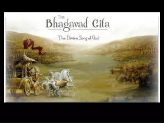 The Bhagavad Gita is a part of a larger text called the Mahabharata.