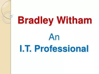 bradley witham