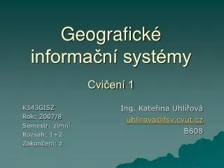 geografick informa n syst my cvi en 1