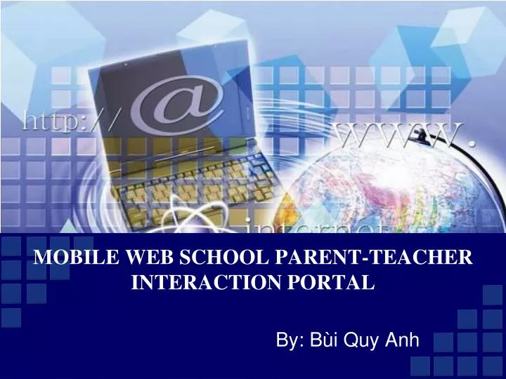 mobile web school parent teacher interaction portal
