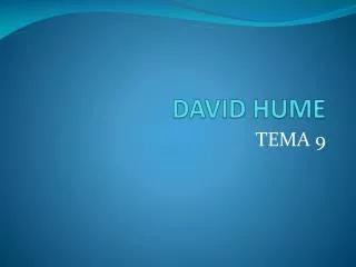 david hume