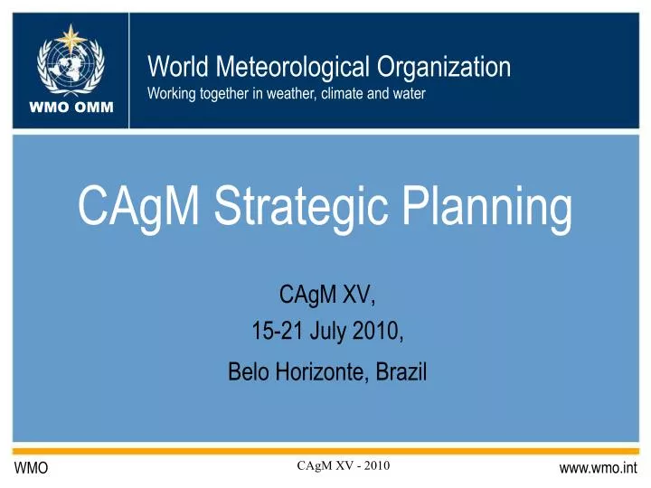 cagm strategic planning