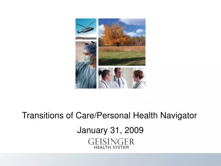 transitions of care personal health navigator
