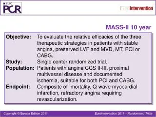 MASS-II 10 year