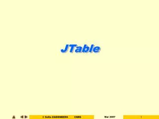 jtable