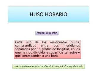 huso horario