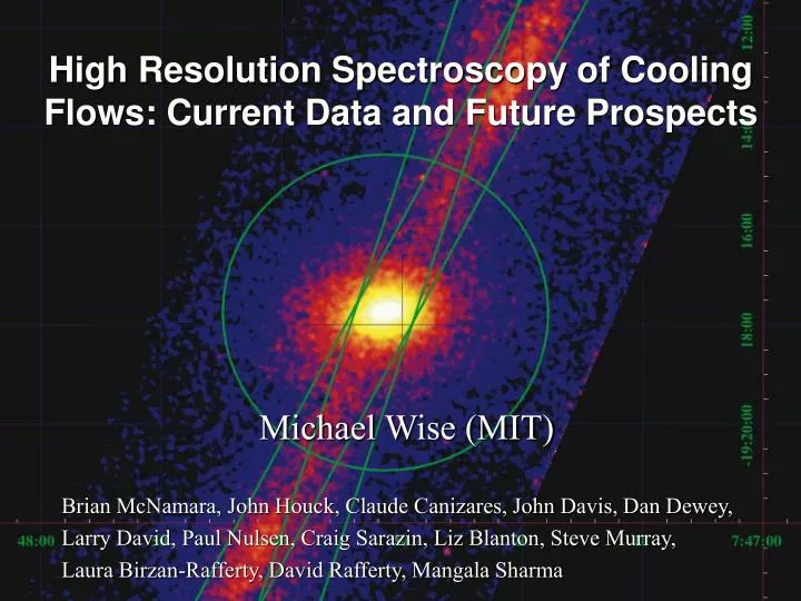 high resolution spectroscopy of cooling flows current data and future prospects