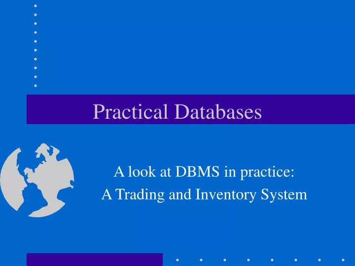 practical databases