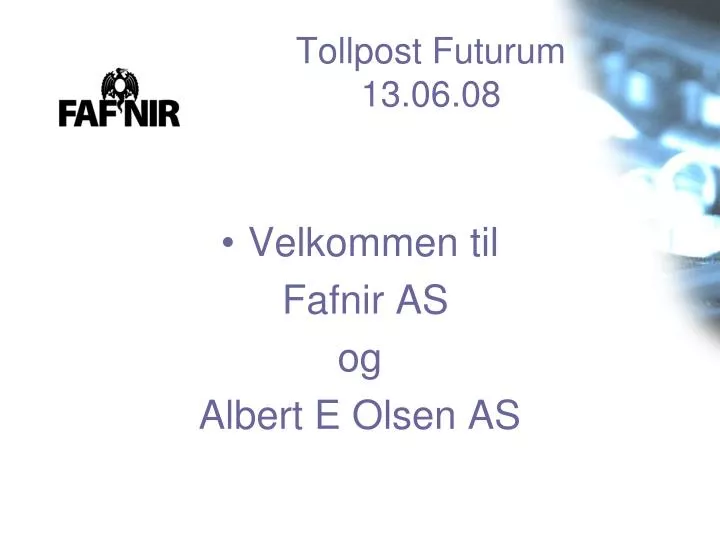 tollpost futurum 13 06 08