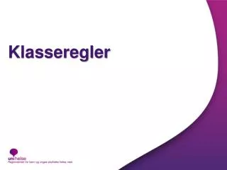 klasseregler
